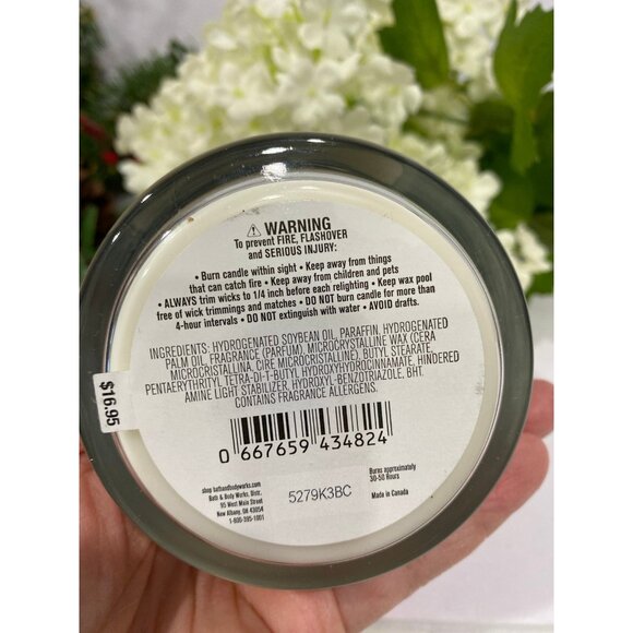Bath & Body Works Aromatherapy “Black Chamomile” 1 New Single Wick Candle - Picture 5 of 5